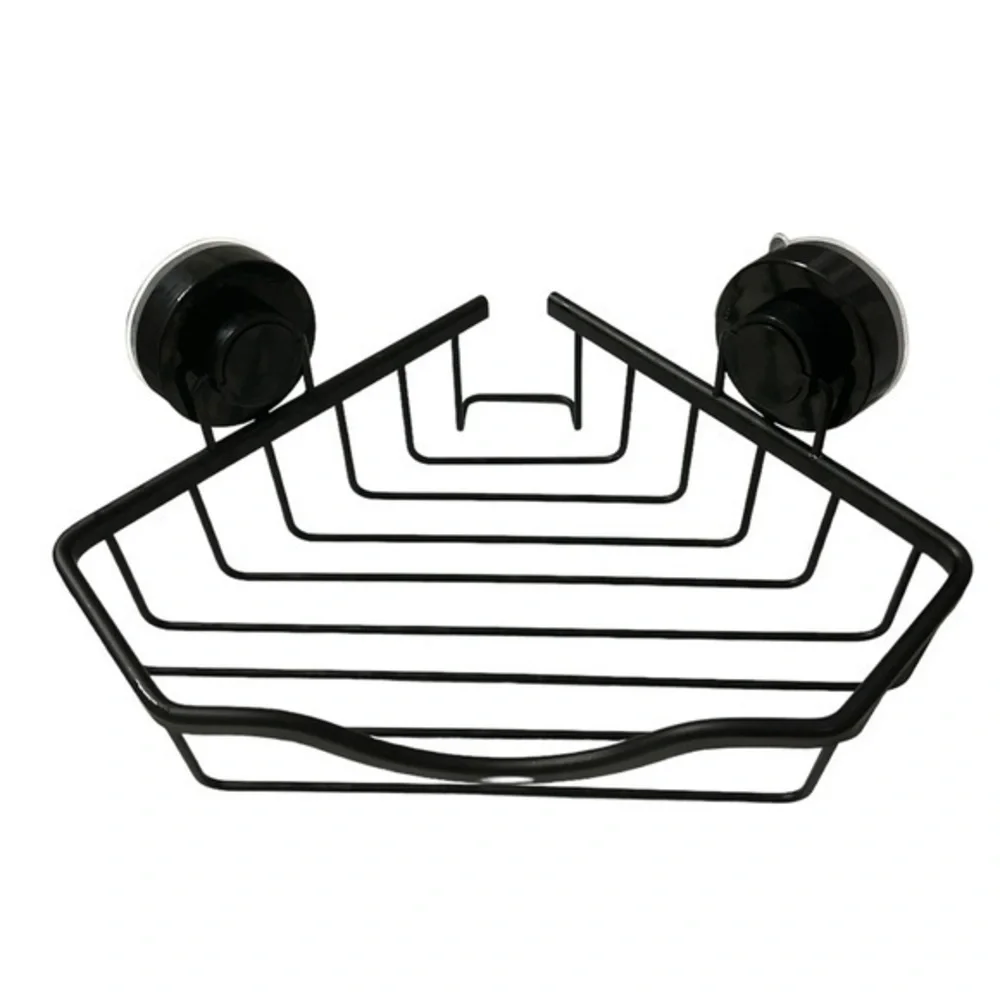 NWOT Brookestone black corner shelf metal shower caddy